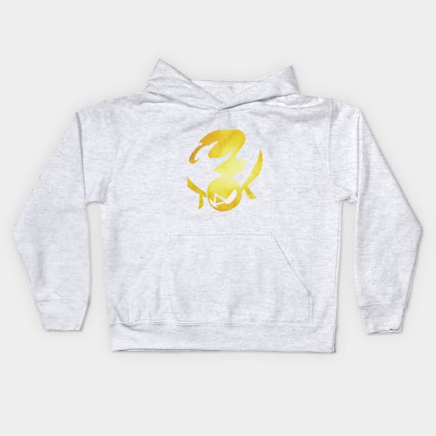 Spirit Of Fire Spirit [GOLD] Kids Hoodie by cobaltoast